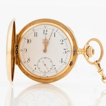 Halda, pocket watch, hunter-case, 52 mm.