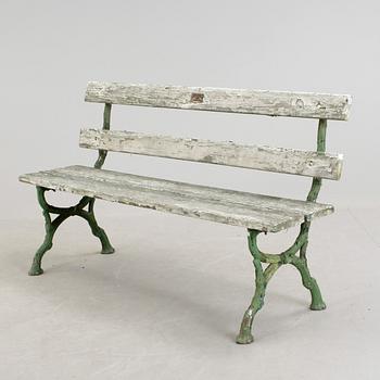 TRÄDGÅRDSSOFFA, J & C G Bolinders Mekaniska Verkstads AB, Stockholm, 1900-talets början.