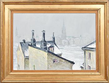 OLOF ARÉN, oljemålning, sign.