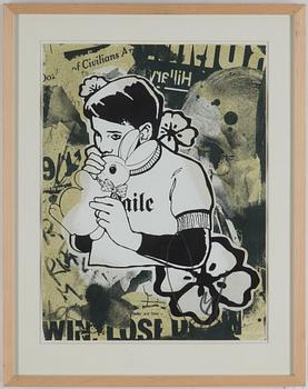 FAILE, "Bunny Boy", Print-Multiple, serigraph in colors, signed and numbered on verso 7/11.