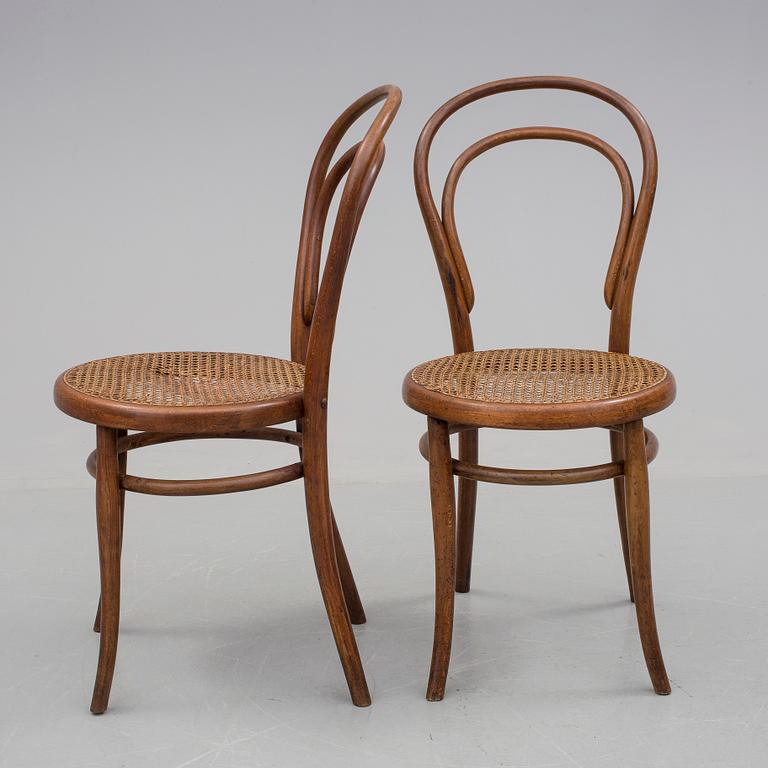 STOLAR, ett par, Thonet, Wien, omkring 1900.