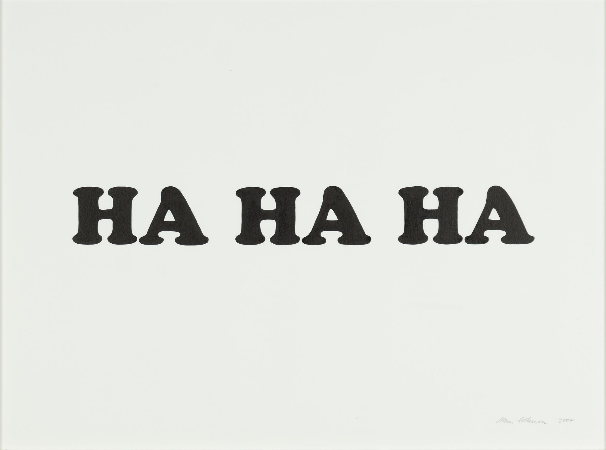 Allen Grubesic, "HA HA HA".