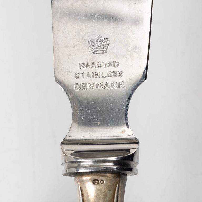 Cutlery, 28 pieces, silver, including CG Hallberg, Stockholm, 1904.