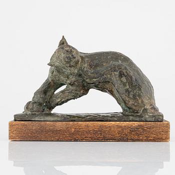 Georg Ganmar, a bronze sculpture, signed and dated 1955.