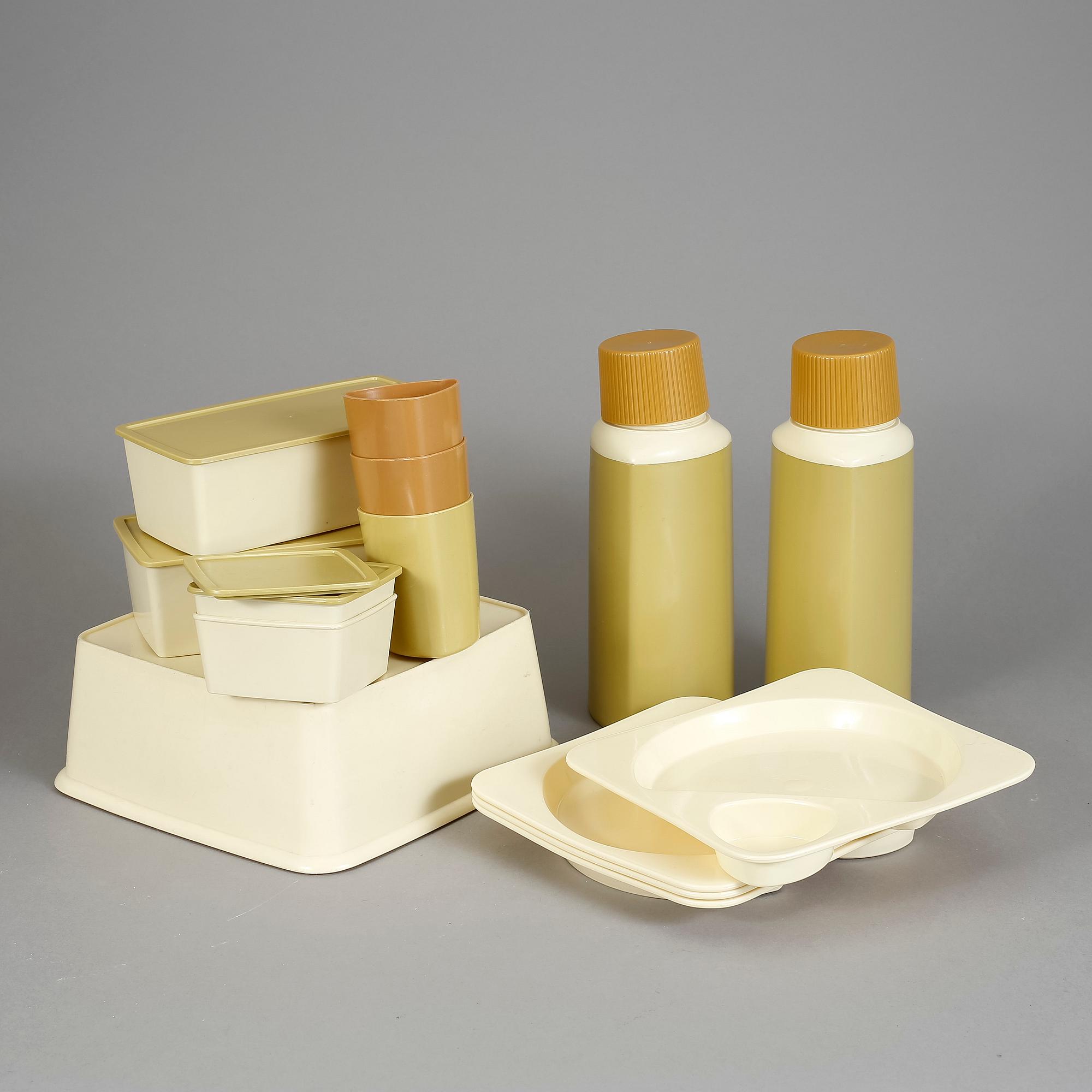 PICKNICKSET, "Taffel Friluftsservis", Sigvard Bernadotte för Husqvarna. Formgiven 1959.