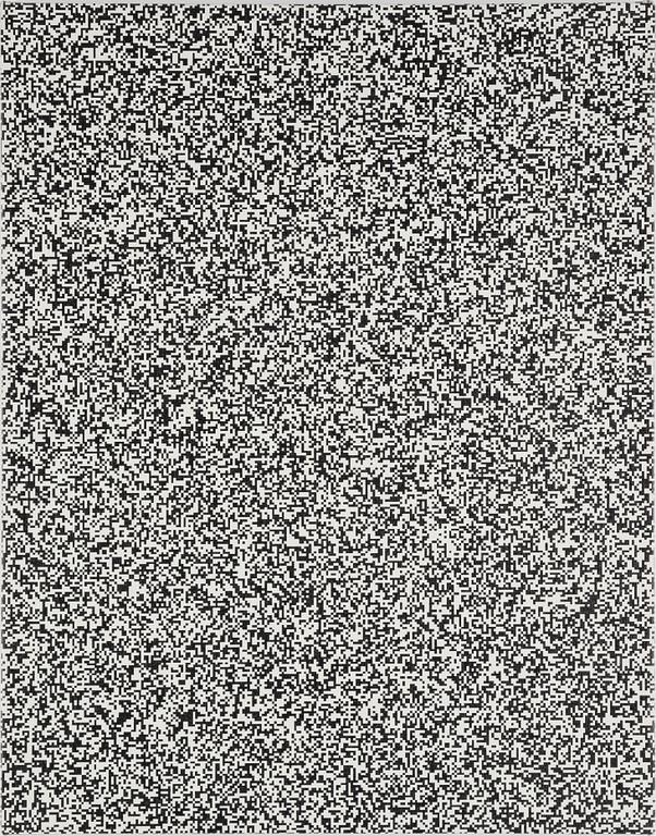 Haley Mellin, UV-cured ink on oil-primed linen, signed and dated 2014 on verso.