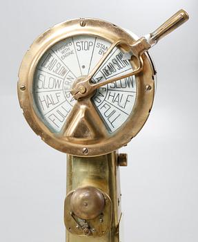 A brass machine telegraph, Henschel Corporation, 20th century.