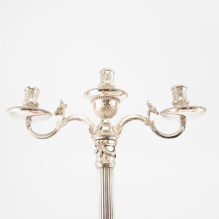 Candelabras, a pair "Väsby" from IKEA's 18th-century series, late 20th century.