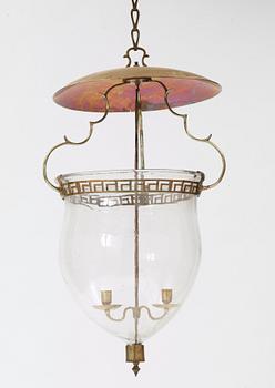 A Swedish 18th century two-light lantern.