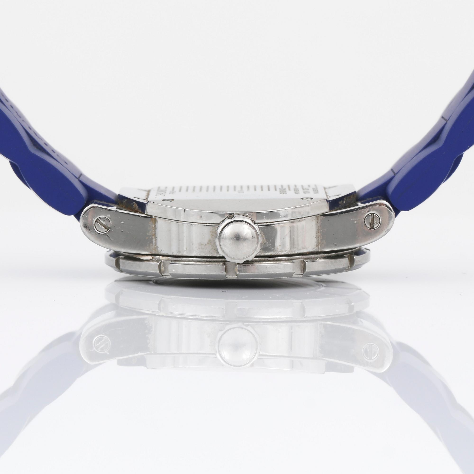 ARMBANDSUR, Chaumet, Paris, stål med diamanter, inköpt 2012.