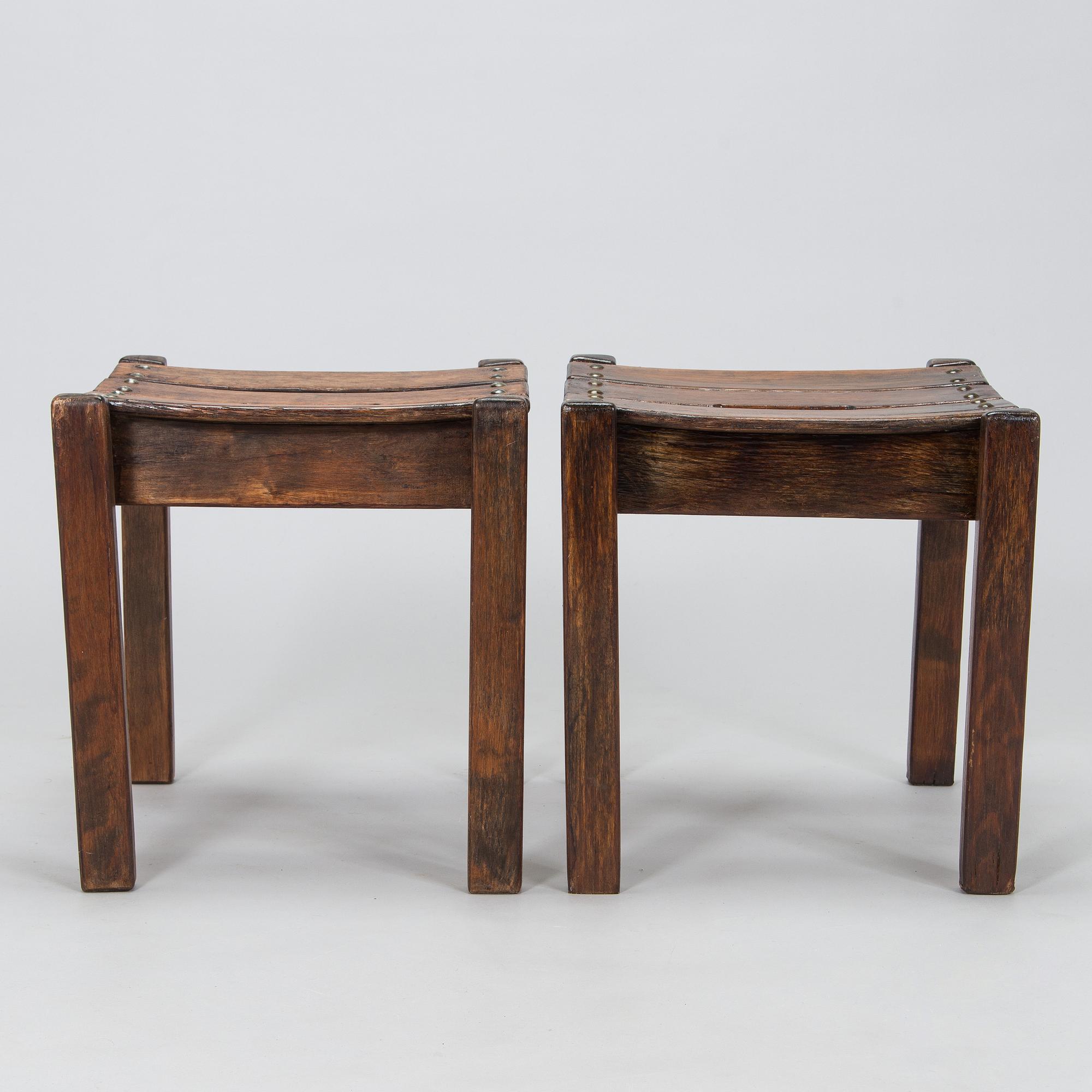 Reima and Raili Pietilä, A pair of stools. Designed in 1966.