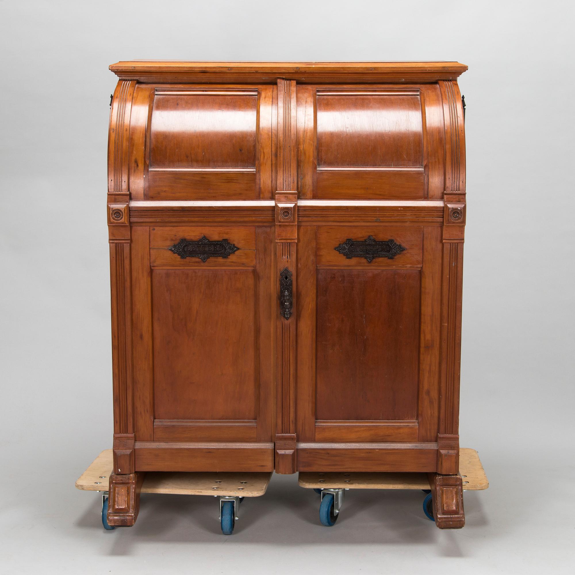 William Wooton, "patent cabinet office secretary desk", Indianapolis USA, circa 1870s/80s.