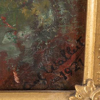 AXEL WALLERT, oil on canvas, signed and dated 1921.