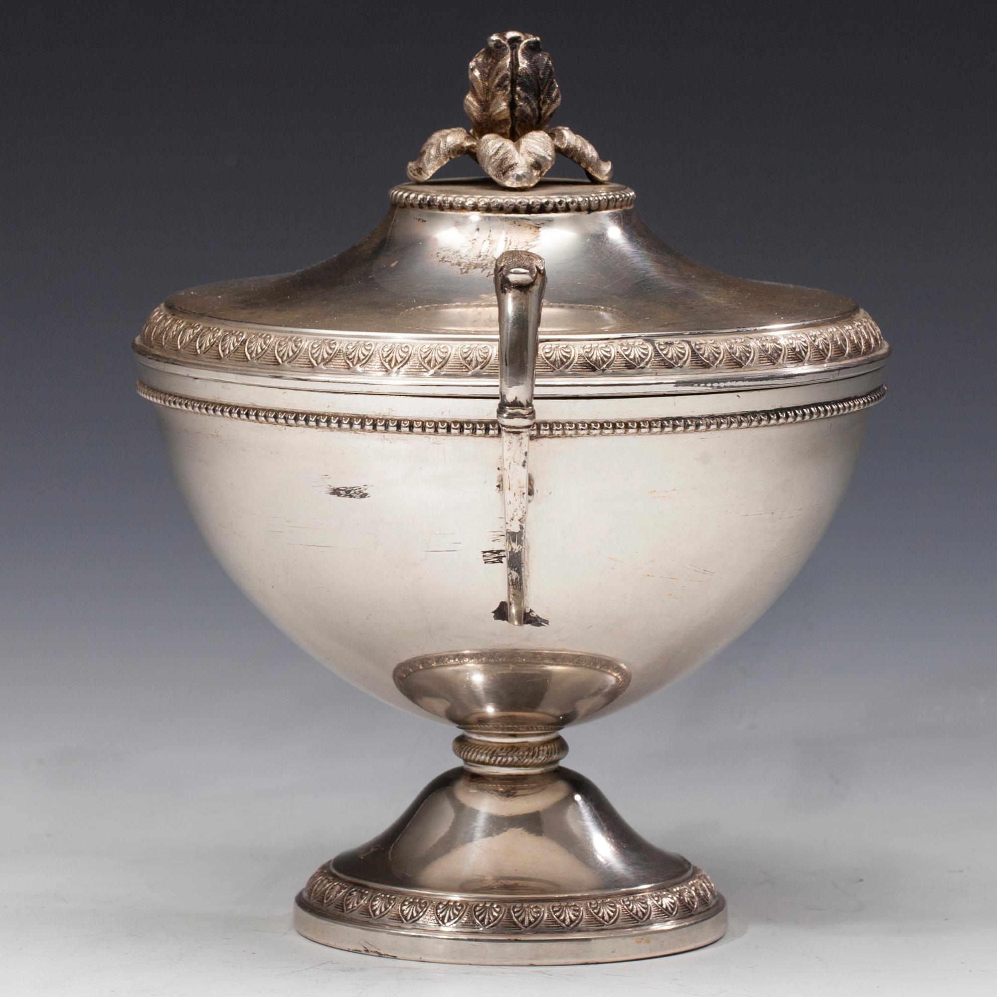 SOCKERSKÅL, silver, GAB, Stockholm 1916. Vikt ca 385 g.