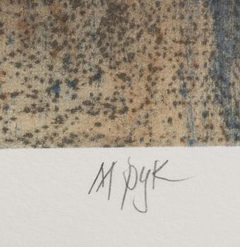 MADELEINE PYK, mapp med 6 färglitografier, signerade och numrerade 1/250.