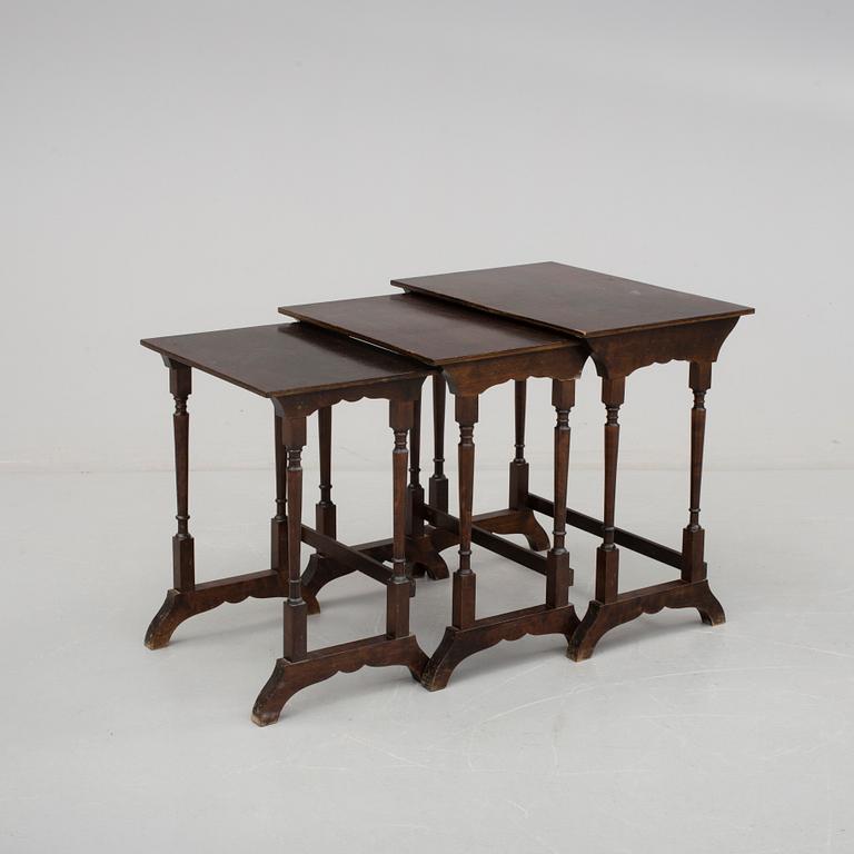 SATSBORD, 3 delar, engelsk stil, 1900-talets andra hälft.