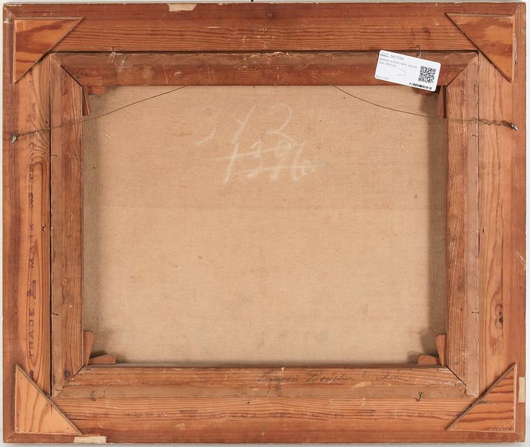 OKÄND KONSTNÄR, olja på duk, 1800-tal.