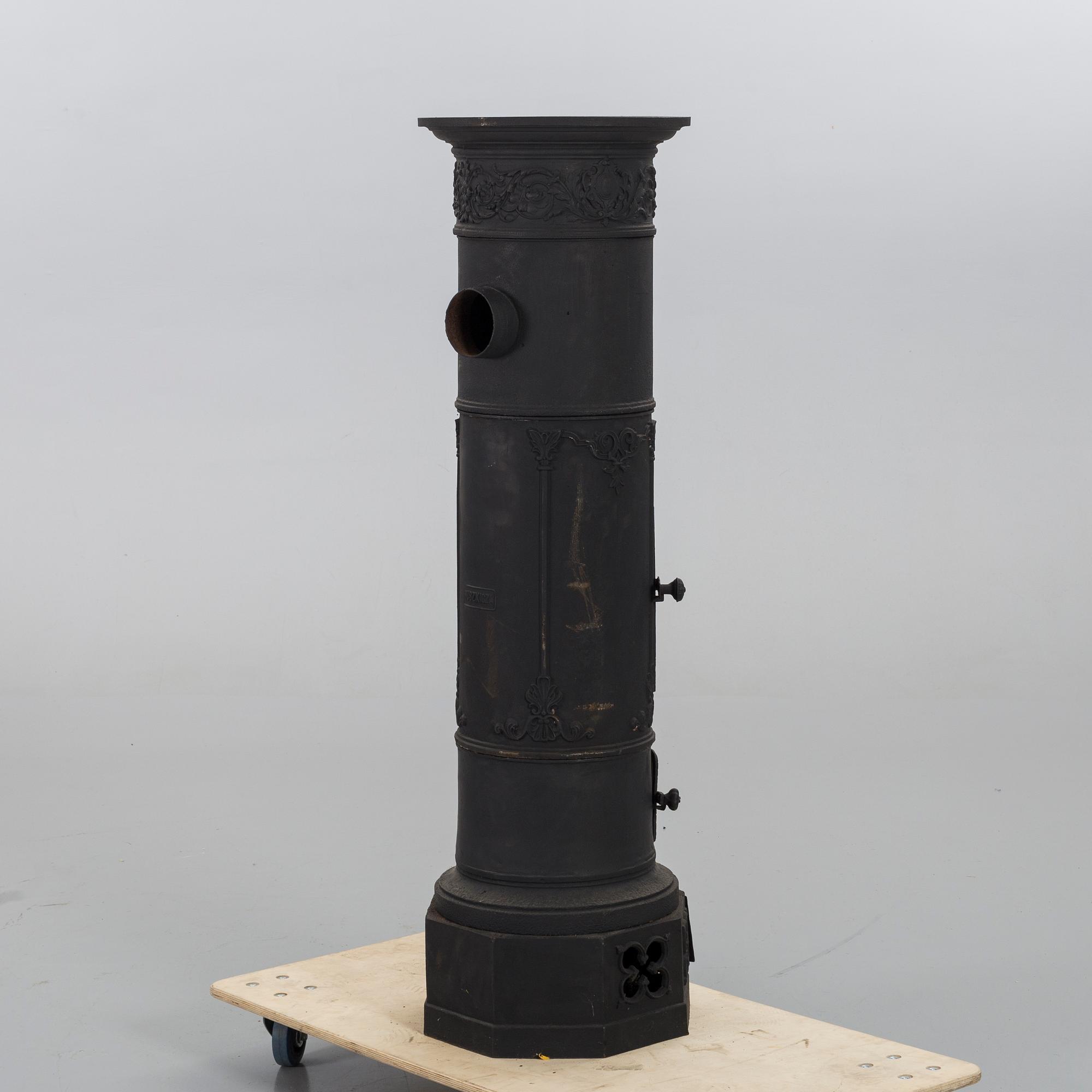 KAMIN, gjutjärn, 1900-talets början,