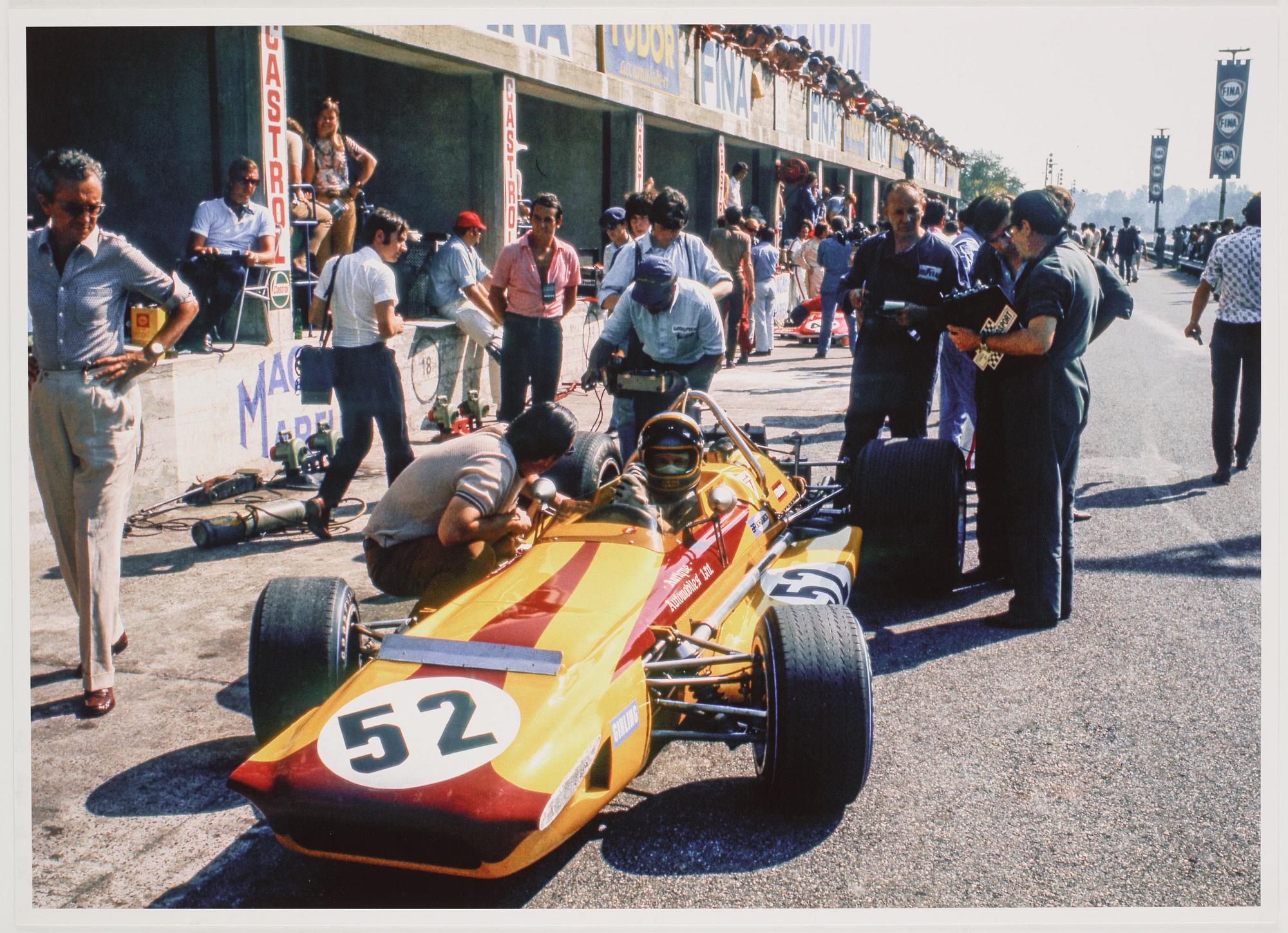 Kenneth Olausson, ”Ronnie Peterson på Monza, 1970”.