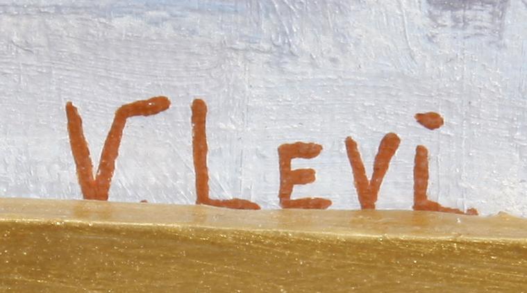 VASILI LEVI tillskriven, olja på duk, sign.