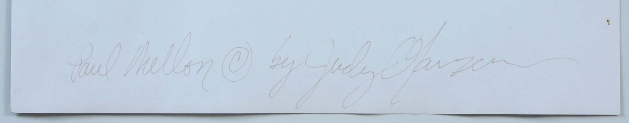 JUDY OLAUSEN, fotografi, sign a tergo.