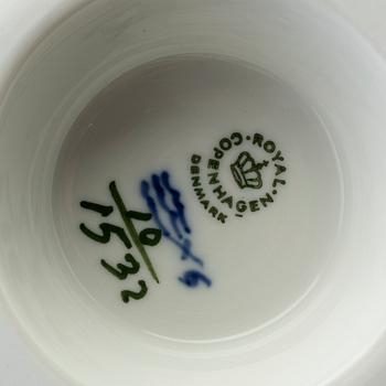 A 47 pcs porcelain service, 'Blå Blomst' Royal Copenhagen', Denmark second half of the 20th century.