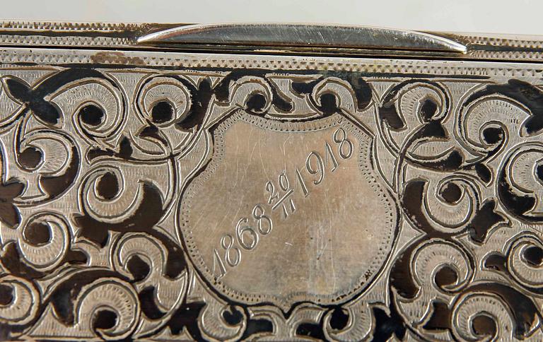 DOSA, silver, Ryssland, 1896-1908. Vikt 300 gr.