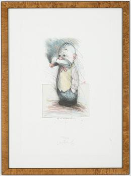 Lasse Åberg · LASSE ÅBERG, färglitografi, signerad och numrerad 126/250.