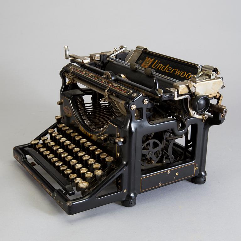 An Underwood typewriter, USA, early 20th Century.