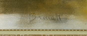 CARL BRANDT, pastell, signerad.