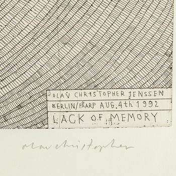 OLAV CHRISTOPHER JENSSEN, etching, signed and numbered VII/X.