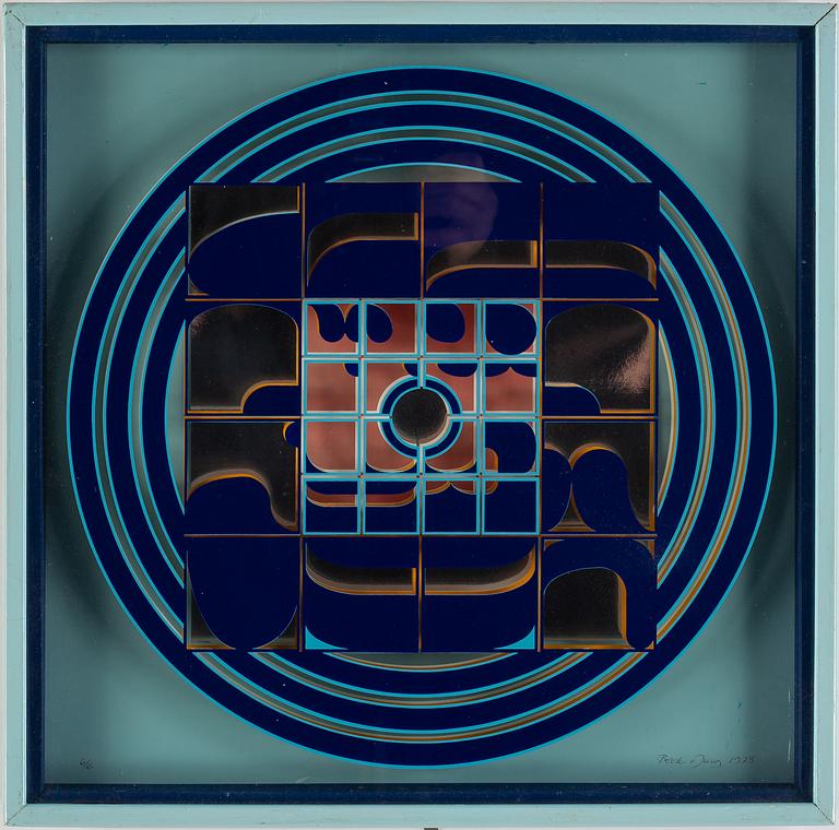 Beck & Jung,  multiples 4,  1973, signerade 6/6, 3/6, 4/6, 1/6,