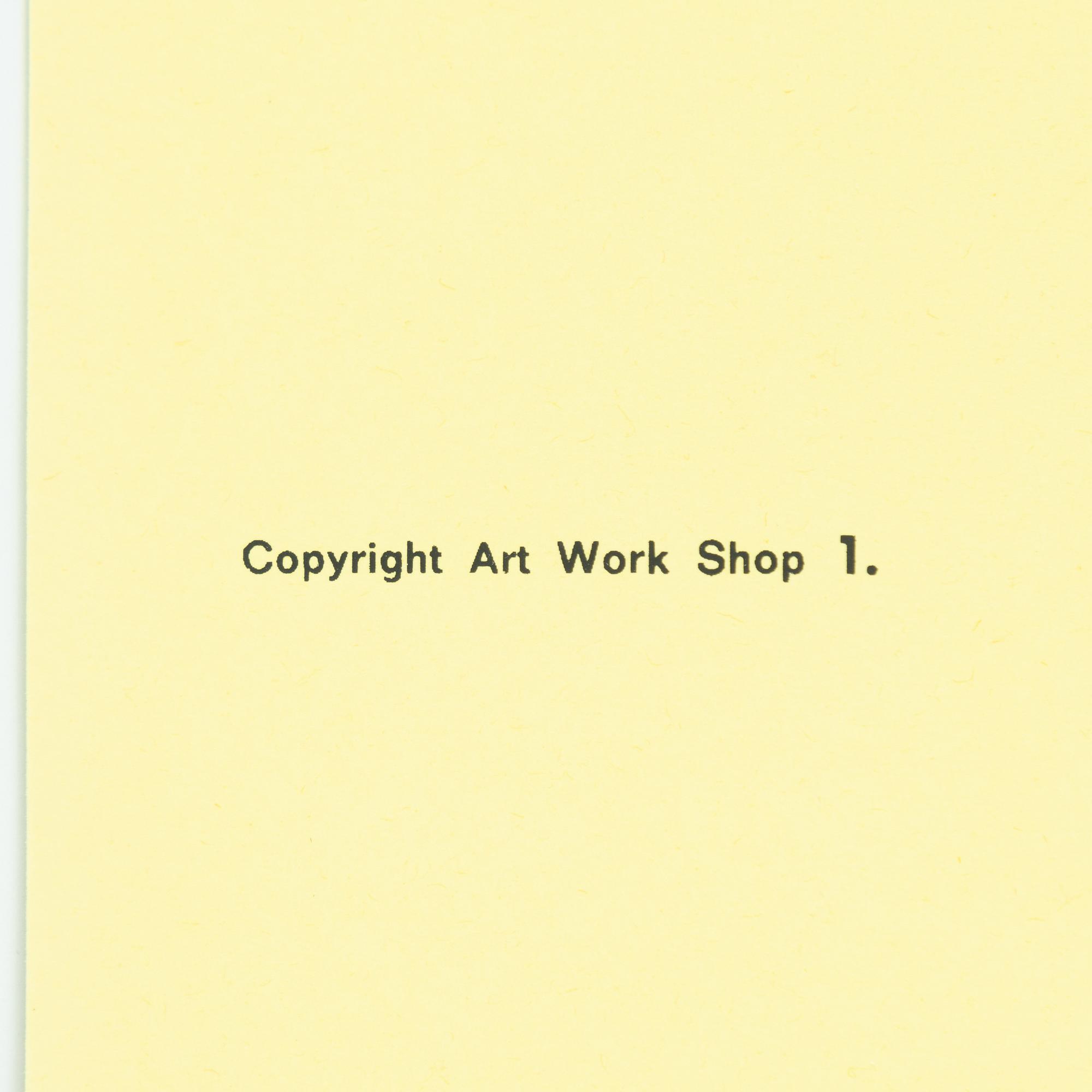 Mumin, Offsetaffisch, "Tänk att få borra hål i sitt eget golv!".