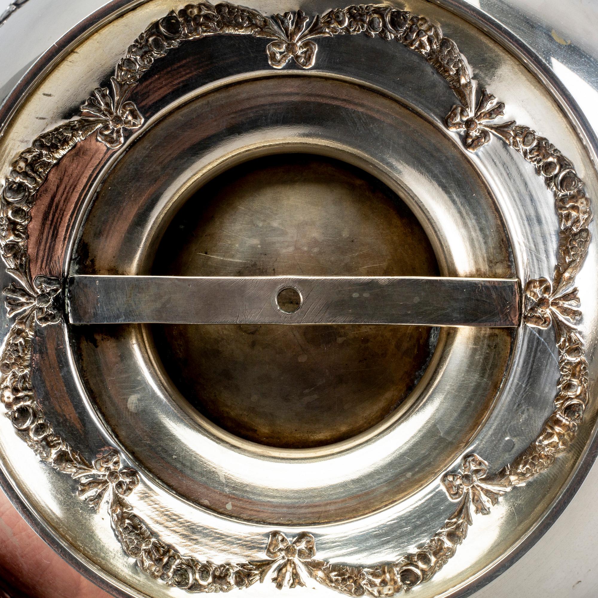 CG Hallberg, bowl, silver, 1902.