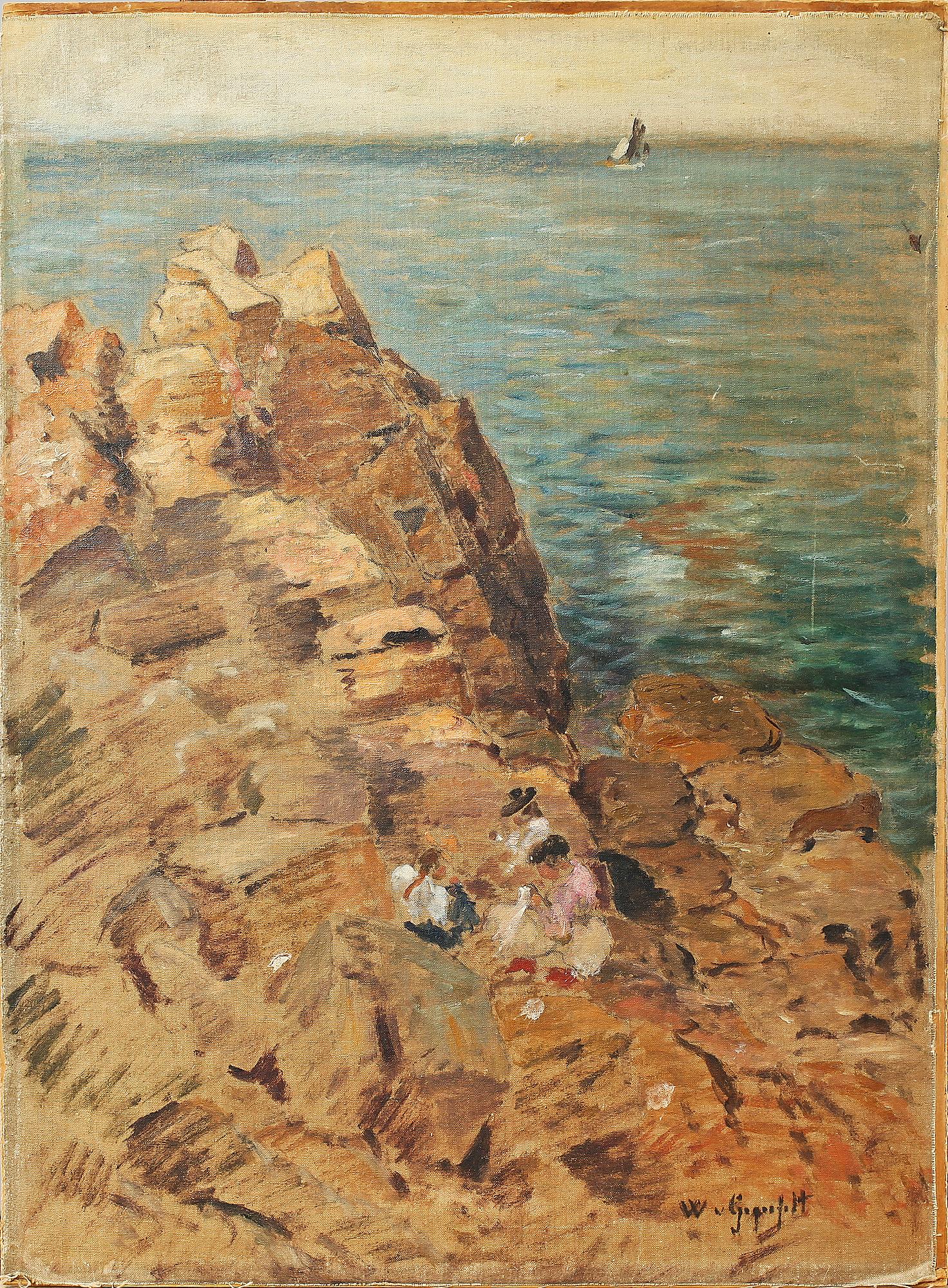 WILHELM VON GEGERFELT, olja på duk, sign.