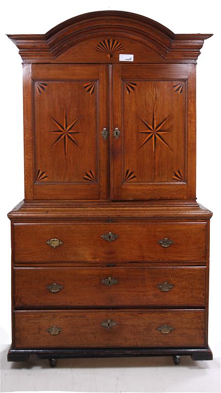 SALSKÅP, sk Smålandsskåp, 1700/1800-tal.