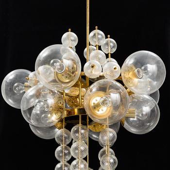 A large ceiling lamp, Italy, second half of 20th Century.