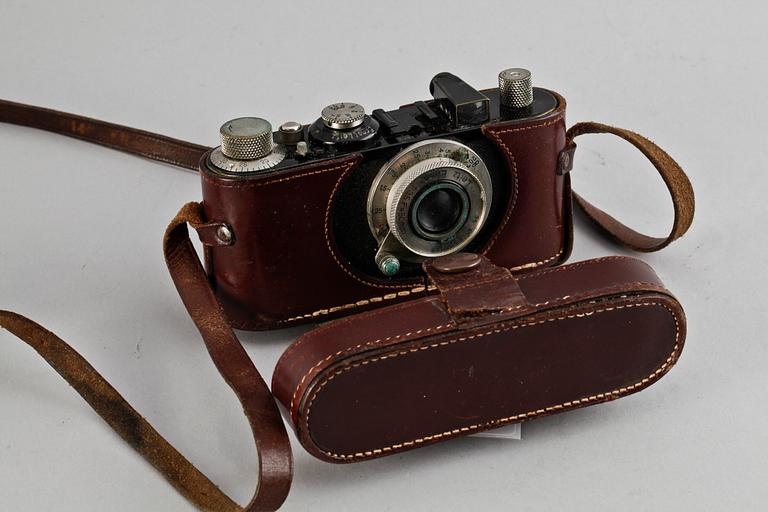 KAMERA, Ernst Leitz (Leica), Tyskland, 1900-talets första hälft.