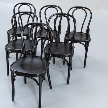 Chairs, 6 pcs, bentwood, 20th century.