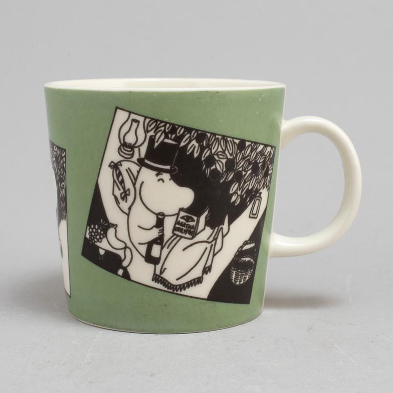 A Moomon mug, porcelain, Arabia, Finland, 1990-92.