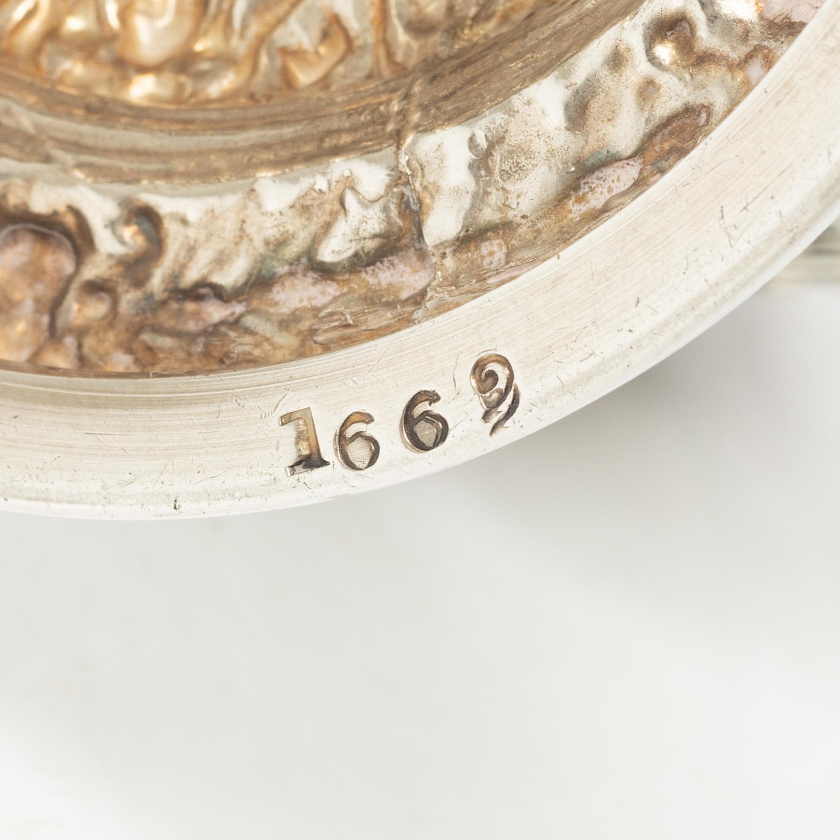 S Smith & Son, vinkanna, silver, London, England 1871.