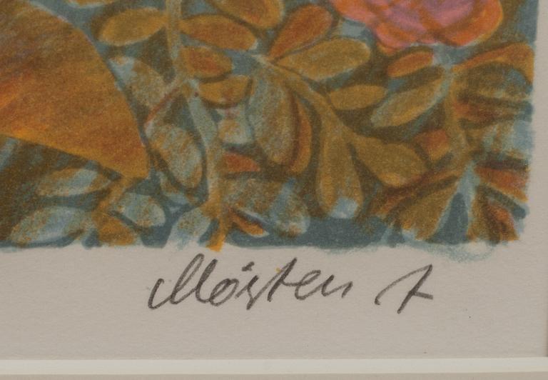 MÅRTEN ANDERSSON, färglitografi, signerad och numrerad 285/300.