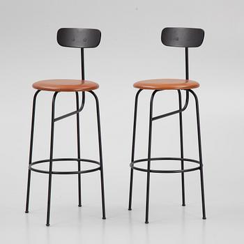 Afteroom, bar stools, a pair, "Counter Chair" Audo, Denmark.