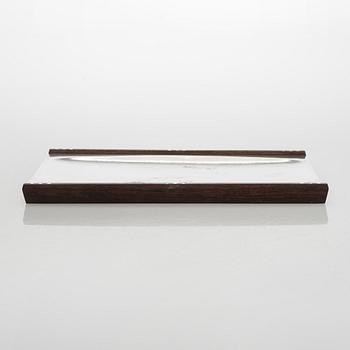 Tapio Wirkkala, leipäkori, hopea ja palisanteri, TW 185, Kultakeskus, Hämeenlinna 1964.