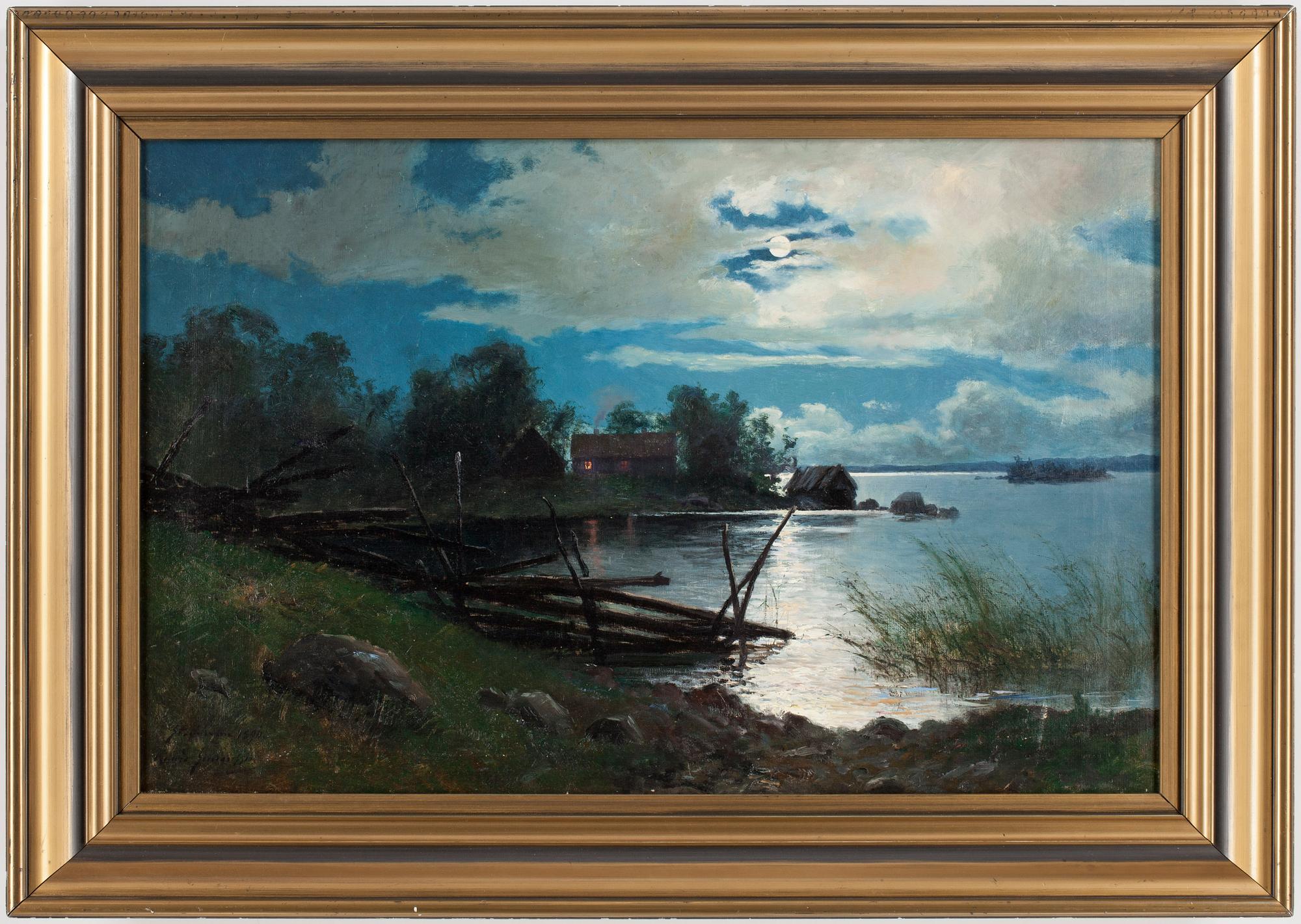 KONRAD SIMONSSON, olja på duk, sign o dat 1894.