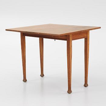 August Strindberg's games table, a Jugend oak games table, circa 1900.