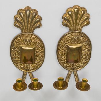 Paavo Tynell, lampettipari, malli MD 9, Taito 1930-luku.