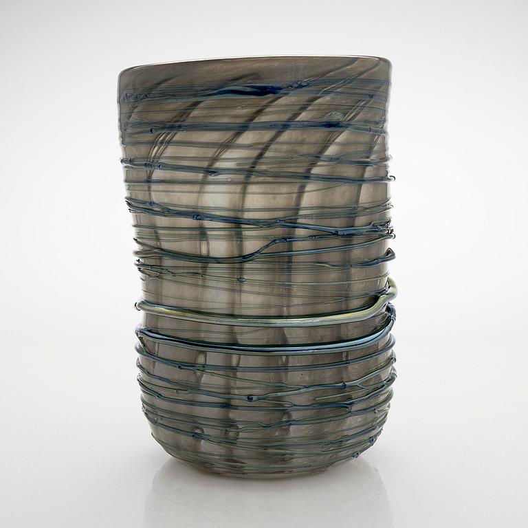 Tiina Nordström, an art glass signed Tiina Nordström, Nuutajärvi 1994.