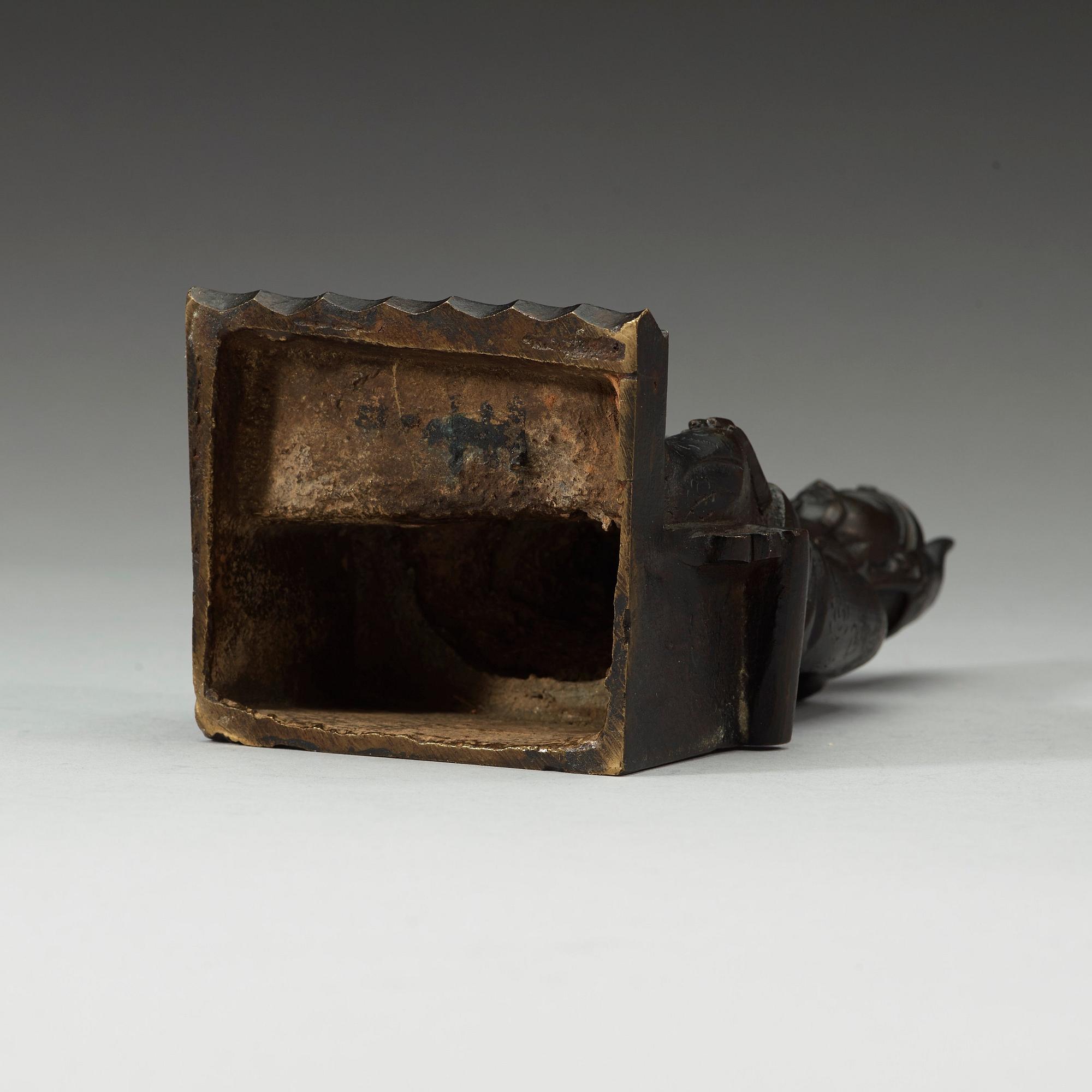 FIGURIN, brons, Qingdynastin, 1800-tal.