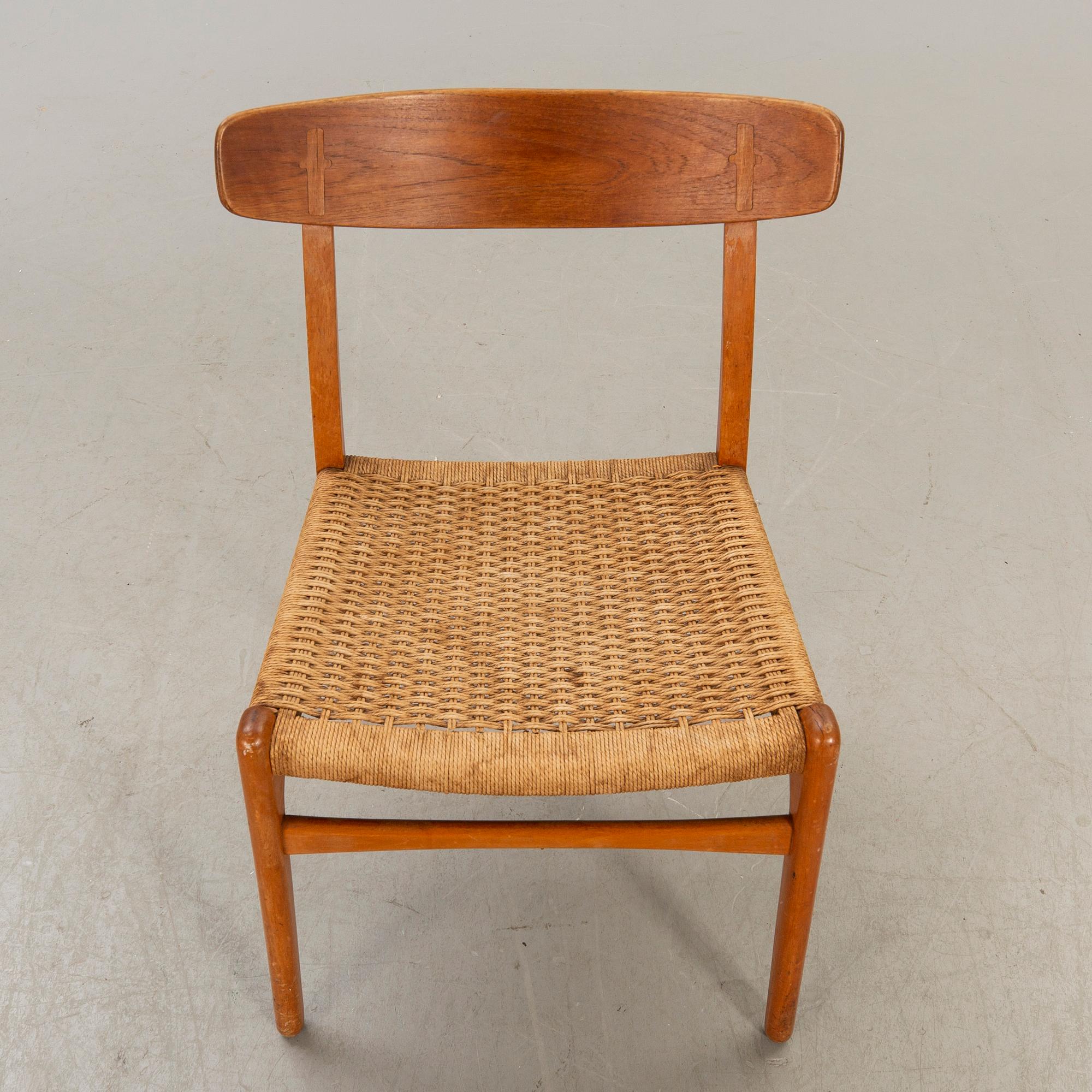Hans J Wegner, ”Spisestolen”, CH-23, Danmark.